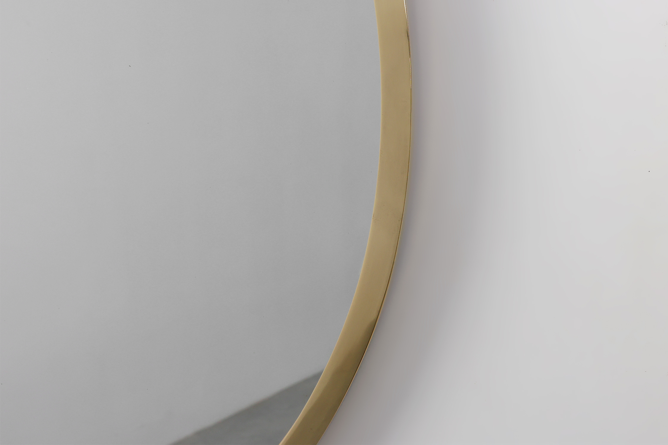 Art Deco Copper‑Plated Metal Mirror, Belgium ca. 1925thumbnail